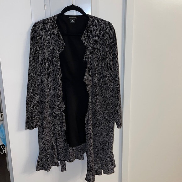 Club Monaco Wrap Polka Dot Dress - Picture 2 of 5